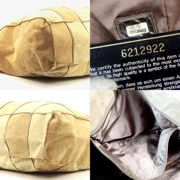 Auth Chanel Patchwork Logo Embossing #2702C15 - Picture 6 of 7